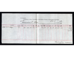 G. Glaser Tax Receipt, 1930-12-27