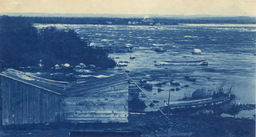 View of the Saint Mary's rapids in 1886