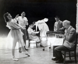 Theatre--You Can't Take it With You 1950: Close Up Photo During Performance of You Can't Take it With You