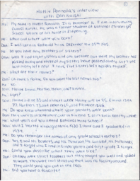 Dan Kuisti Oral History Transcript, undated (1 of 2)