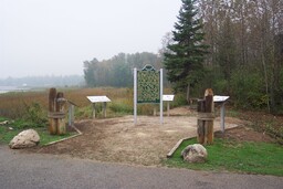 Photo of Christmas Tree Ship Historical Marker Site