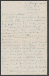 Kellogg Speed to Fanny Maitland, 1918-12-19