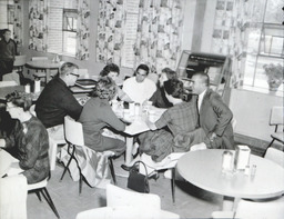 Beginning of Fall Semester 1960: Four Women, Three Men Sitting Around Table