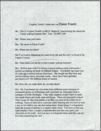 Elaine Frantti Oral History Transcript, 1997