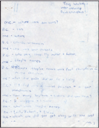 Paul Christian Oral History Transcript, undated