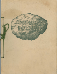 Ontonagon Boulder yearbook, 1914