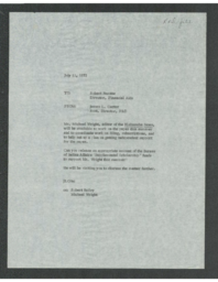 James L. Carter to Robert L. Pecotte, 1972-07-11