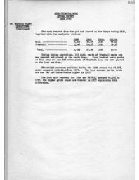 Cleveland-Cliffs Iron Company Mining Department Annual Report, 1939 (Part 6)