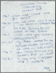 Spencer Felt Oral History Transcript, undated