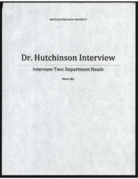 Ira Hutchinson Oral History Interview Transcript