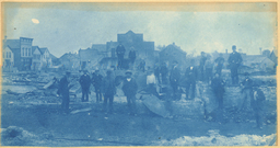 After the 1886 fire in Sault Sainte Marie, Michigan