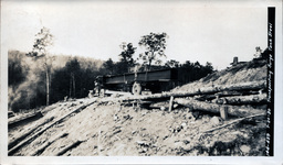 Truck Transporting Steel for the Victoria Dam Surge Tank