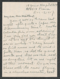 Kellogg Speed to Fanny Maitland, 1917-12-16