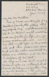 Kellogg Speed to Fanny Maitland, 1917-06-13