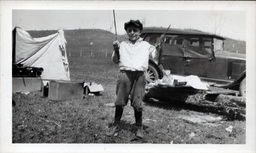 Young Tom Ross with Fishing Gear (1 of 2)