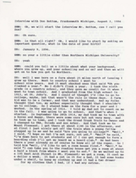 Don Bottum Oral History Interview Transcript, 1994