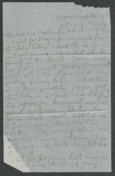 Kellogg Speed to Fanny Maitland, 1918-03-13