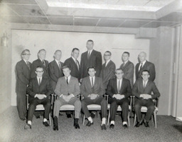 Blue Key Fraternity Installation and Initiation 1961, 1962: Small Group Photo