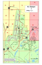 K.I. Sawyer Area Map (1 of 2)