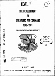 The Development of Strategic Air Command, 1946-1981