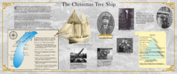 The Christmas Tree Ship Interpretational Panel