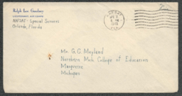 Ralph Lee Goodney to G.C. [Gunther?] Meyland, 6 April 1943