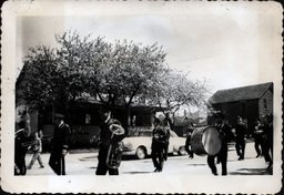 Band Marching in Parade