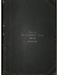 Thompson Township Assessment Roll, 1917