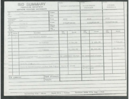 Nishnawbe News Bid Summary, 1975-11