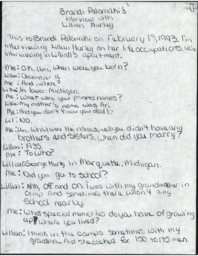 Lillian Hurley Oral History Transcript, 1993