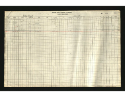 Abbott Fox Lumber Company Log Record