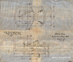 Trimountain Stamp Mill Stamp Shoe Drawing