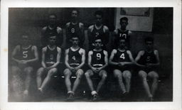 Tom Ross and Basketball Team (1 of 3)