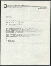 Pauline Lakanen to Jim St. Arnold, 1981-04-03