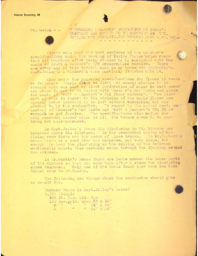 Papers related to the maintaining of Champion Copper Company housing