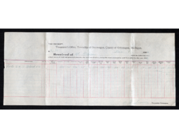 G. Glaser Tax Receipt, 1922-12-01