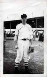 Tom Ross in Ontonagon Baseball Uniform (2 of 2)