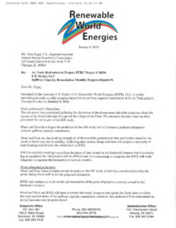 Au Train Spillway Capacity Remediation Monthly Progress Report #6