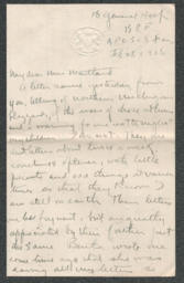 Kellogg Speed to Fanny Maitland, 1918-02-28