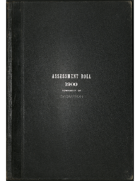 Thompson Township Assessment Roll, 1900