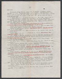 Northern News Military Mailing List, 1943, pages 2-4