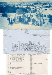 Sault Sainte Marie toboggan outing in 1886