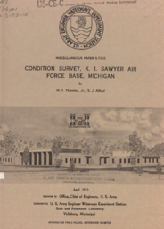 Condition Survey, K.I. Sawyer Air Force Base