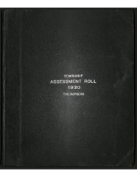 Thompson Township Assessment Roll, 1930