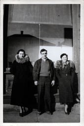 Tom and Dorotha Ross with Friend in Coat