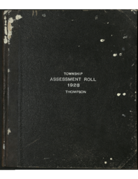 Thompson Township Assessment Roll, 1928