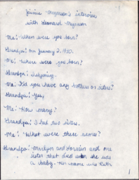 Leonard Magnuson Oral History Transcript, undated (2 of 2)