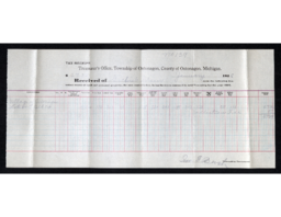 Gottlieb Glaser Tax Receipt, 1925-01