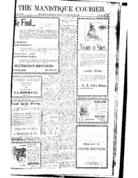 The Manistique Courier, 1898-11-25