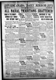 Escanaba Daily Mirror, 1918-11-22